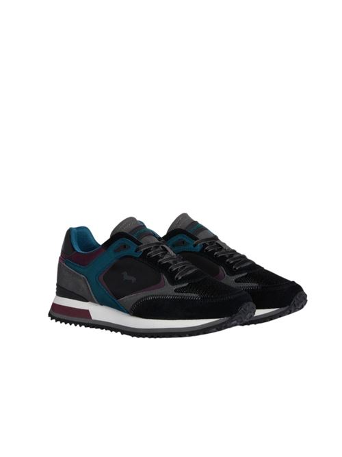 SCARPA UOMO CAMOSCIO - TEX FABRIC HARMONT & BLAINE | EFM252.040.A60/NERO-NERO